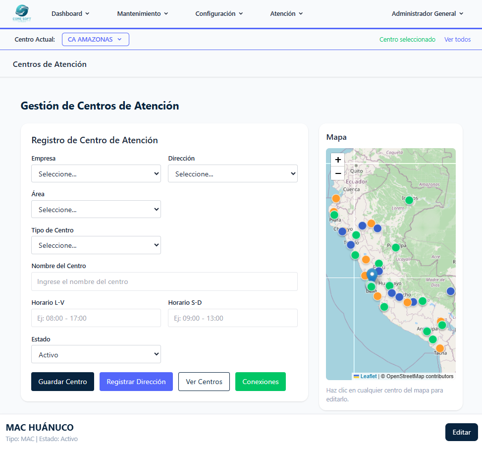 Módulo de gestión de ciudadanos